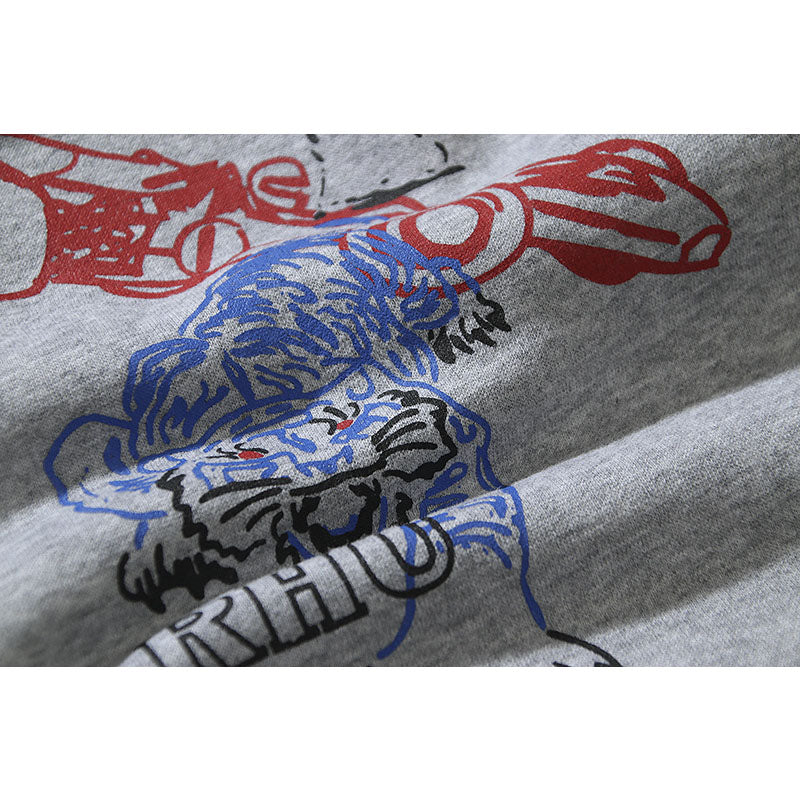 Kanye West Sunday Service Hoodie Autumn And Winter Hand Painted Graffiti Couple Hooded Sweater