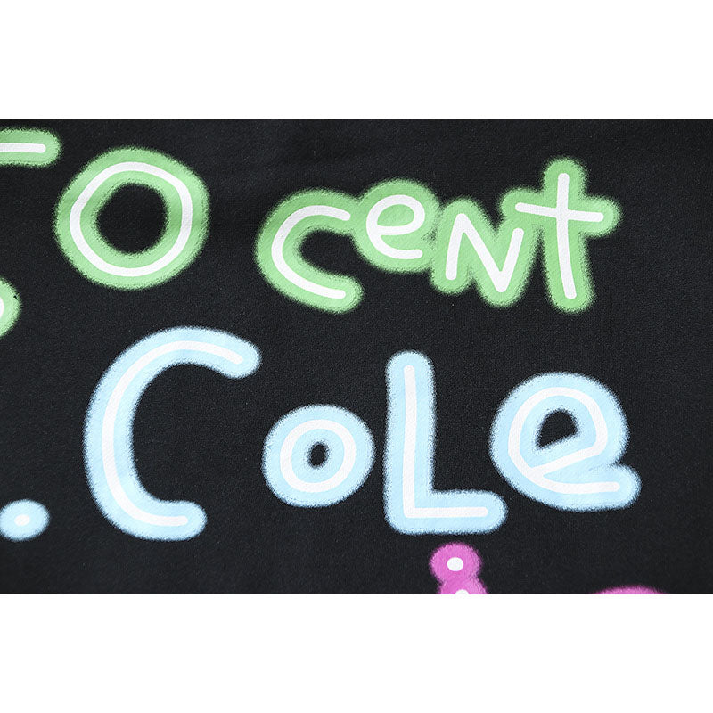 Kanye West Sunday Service Hoodie Autumn And Winter Color Hand Painted Graffiti Hooded Sweater Couple