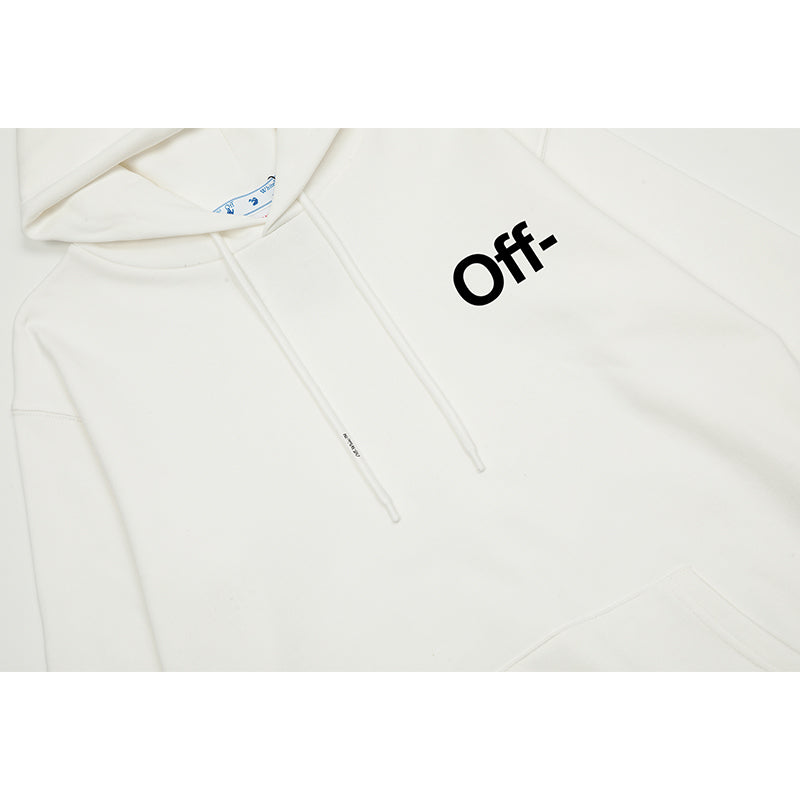 OFF WHITE Hoodie Trendy Street Style Personalized Cotton