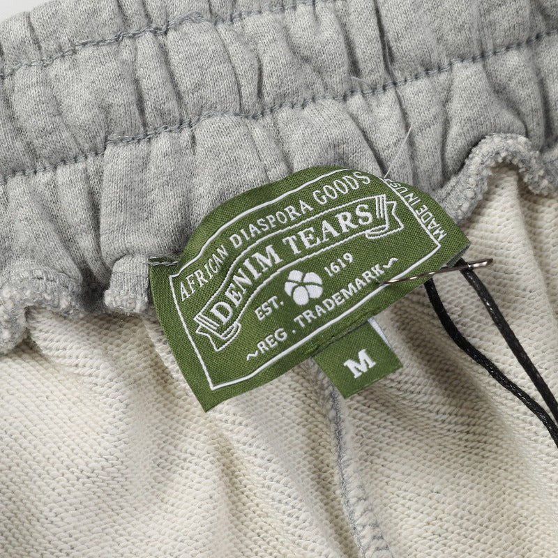 Denim Tears Outfit:T Shirt/Shorts (Separate Purchase Options) Loose Short Sleeve T-shirt Casual Shorts Suit