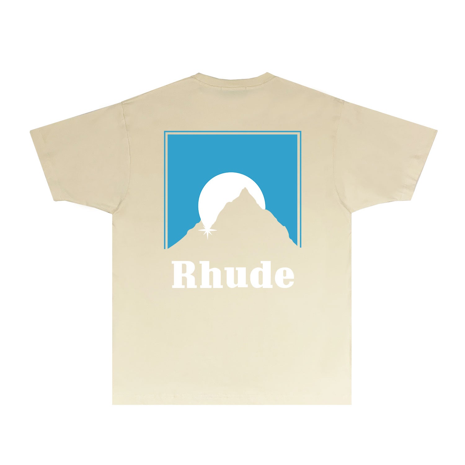 Rhude T Shirts Printed Trendy Pure Cotton