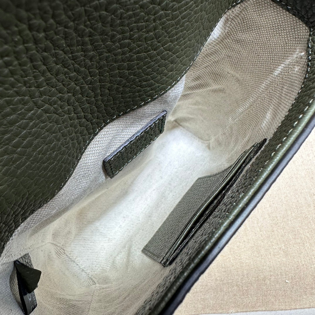 ＧＣＣＩJUMBO GG SMALL MESSENGER BAG GREEN