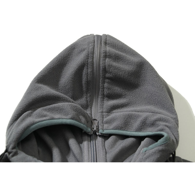 Kanye West Sunday Service Hoodie Niche Shearing Machine Wind Polar Fleece Cardigan Hoodie Loose