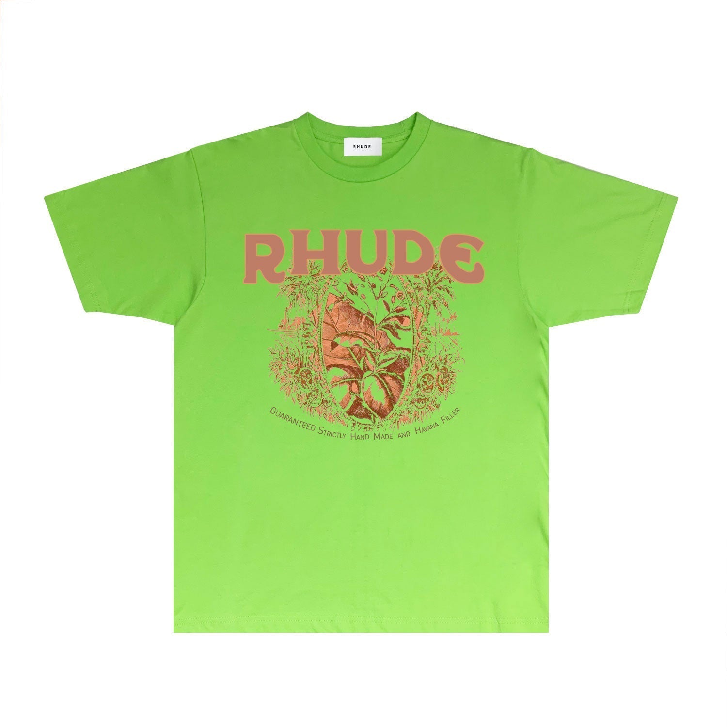 Rhude T Shirts Printed Trendy Pure Cotton