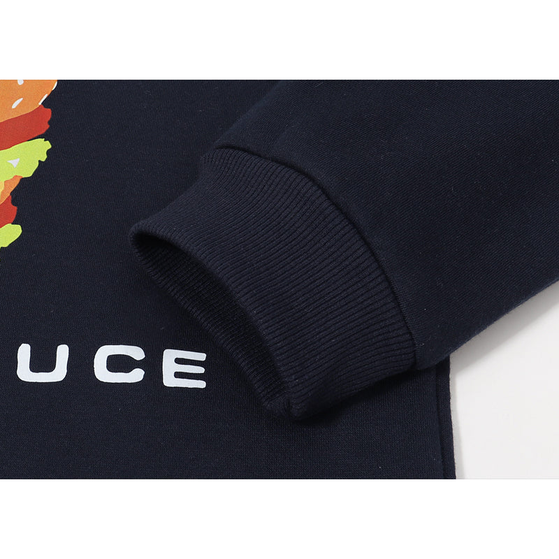 Kanye West Sunday Service Hoodie Big Mac Velvet Padded Hooded Sweatshirt