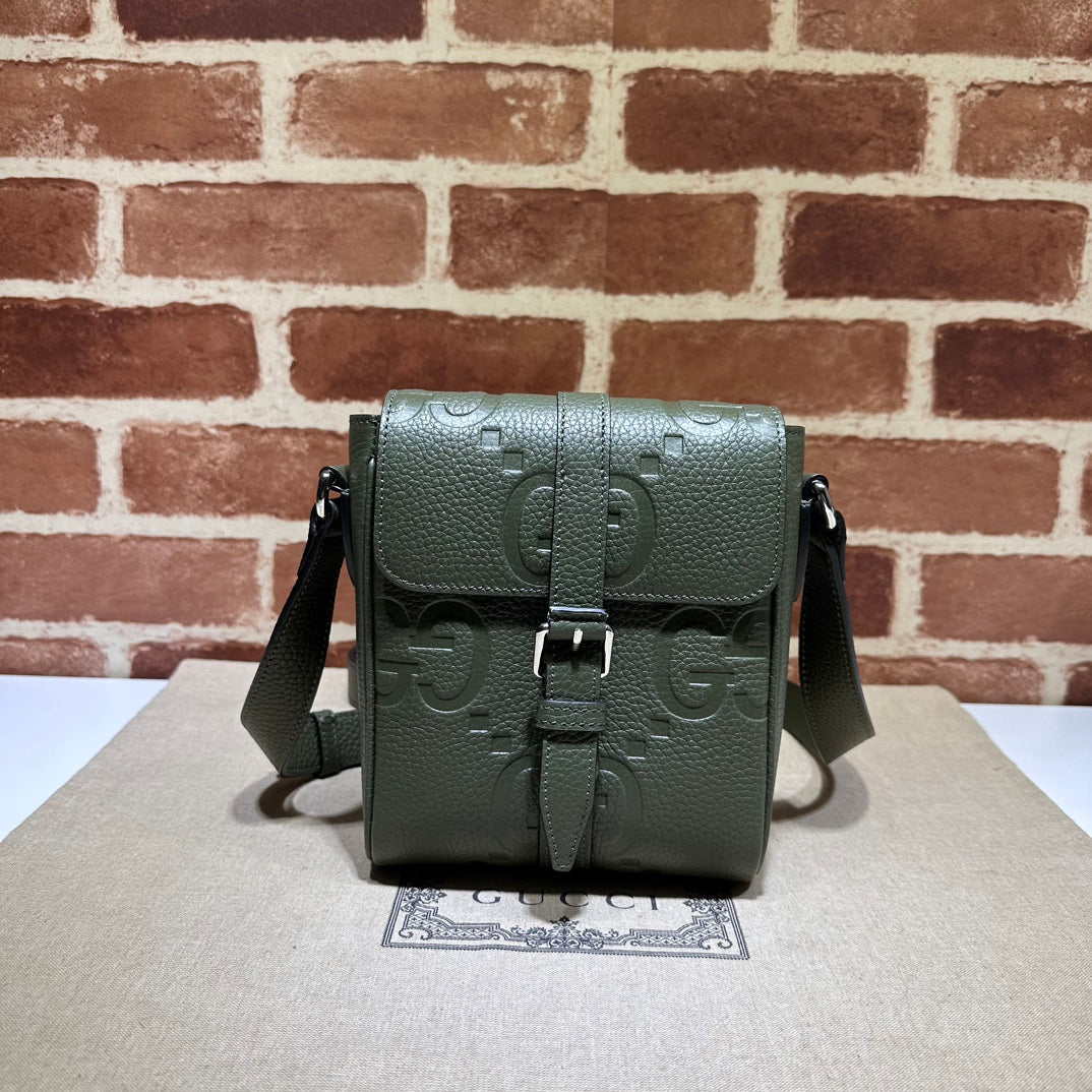 ＧＣＣＩJUMBO GG SMALL MESSENGER BAG GREEN