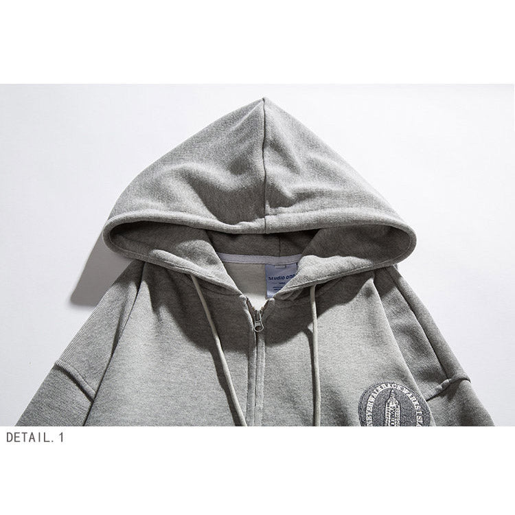 Men's Graphic Hoodies Men's Cardigan Loose Fashion Men's Sweater