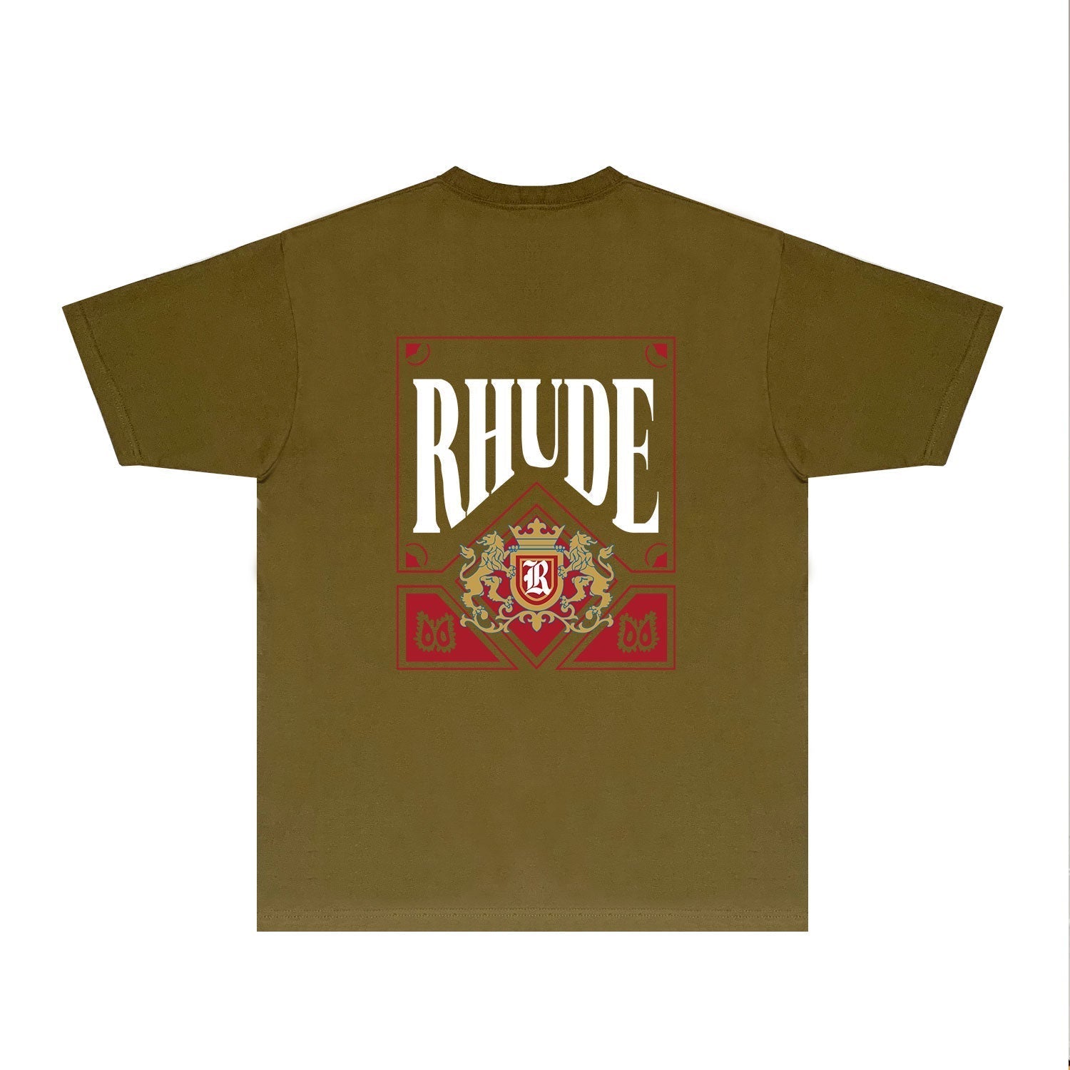 Rhude T Shirts Printed Trendy Pure Cotton