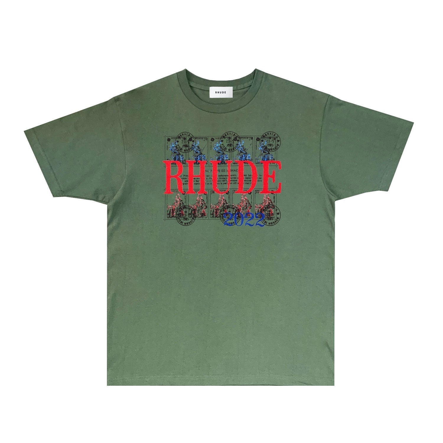 Rhude T Shirts Printed Trendy Pure Cotton