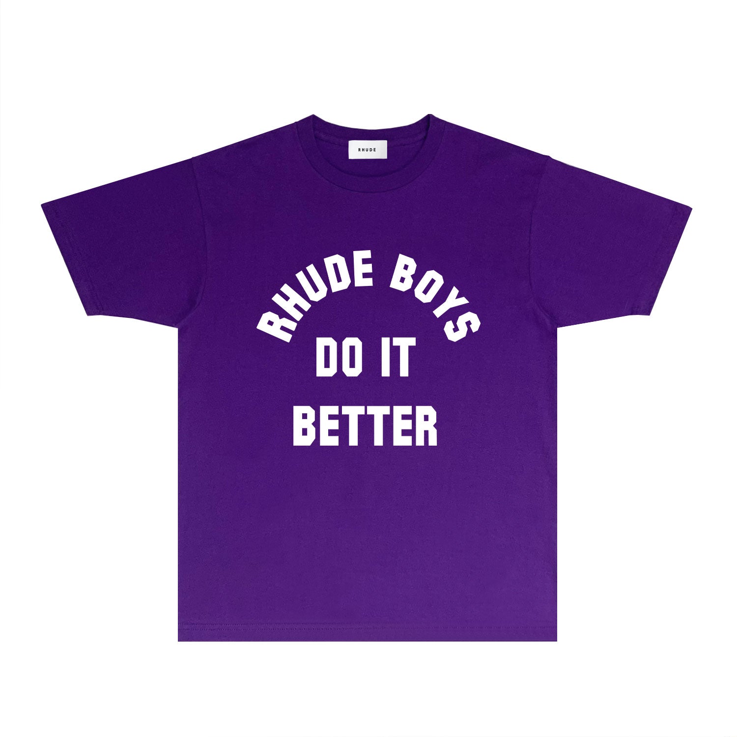 Rhude T Shirts Printed Trendy Pure Cotton