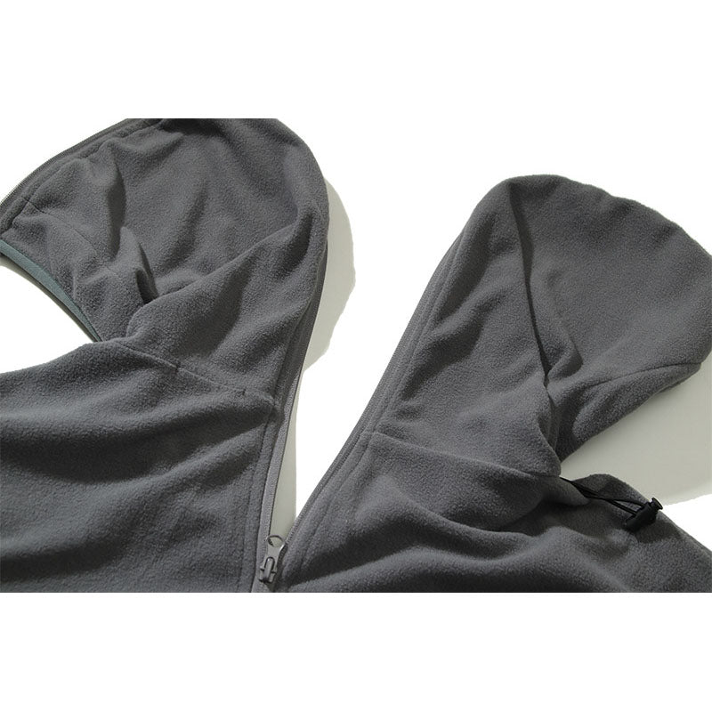 Kanye West Sunday Service Hoodie Niche Shearing Machine Wind Polar Fleece Cardigan Hoodie Loose