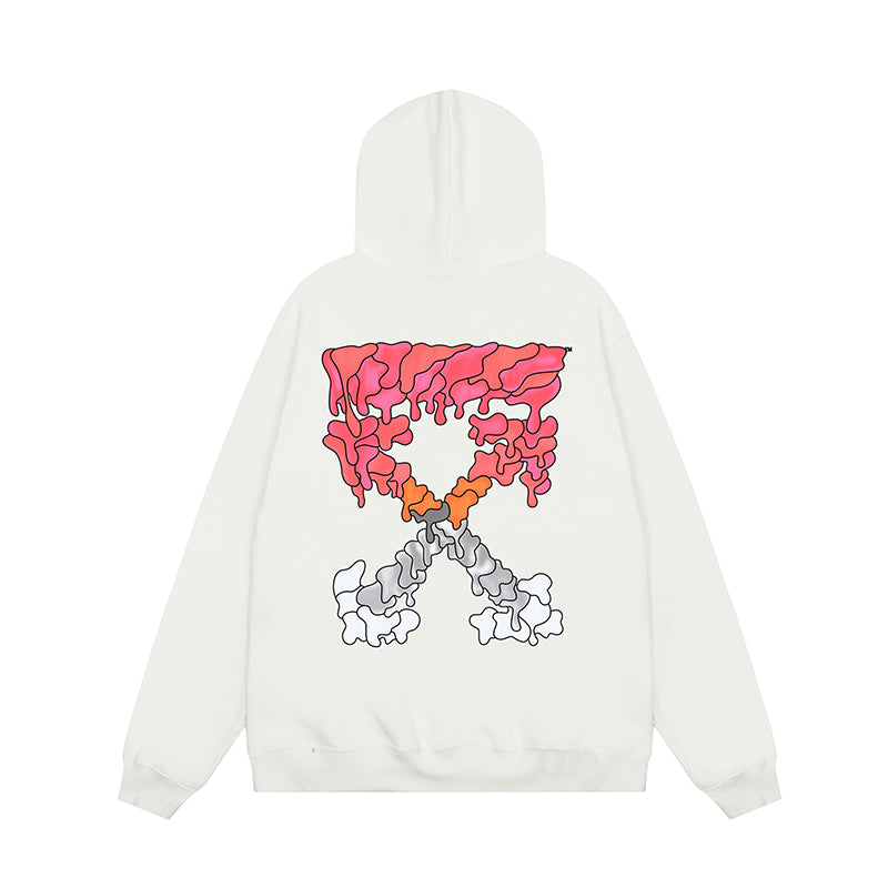 OFF WHITE Hoodie Trendy Street Style Personalized Cotton