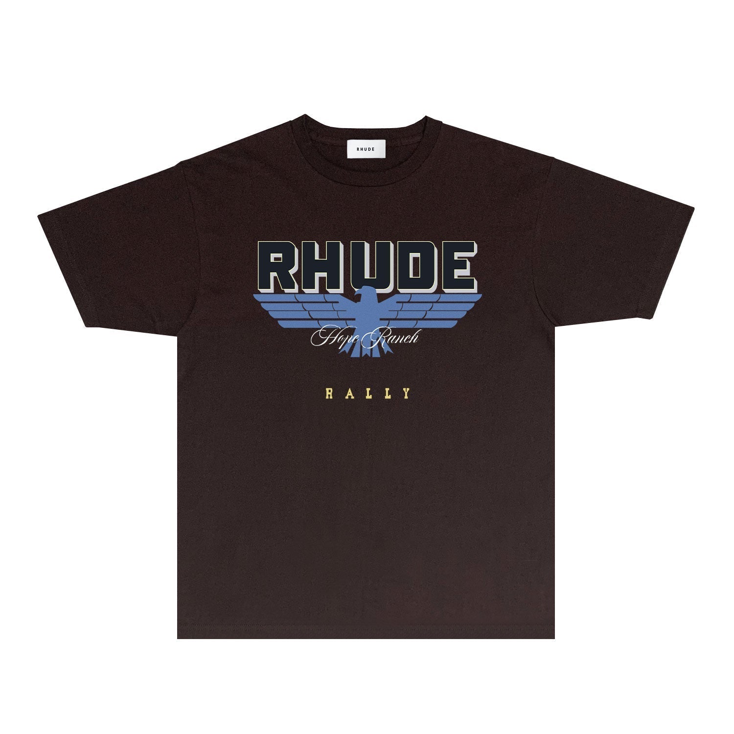 Rhude T Shirts Printed Trendy Pure Cotton