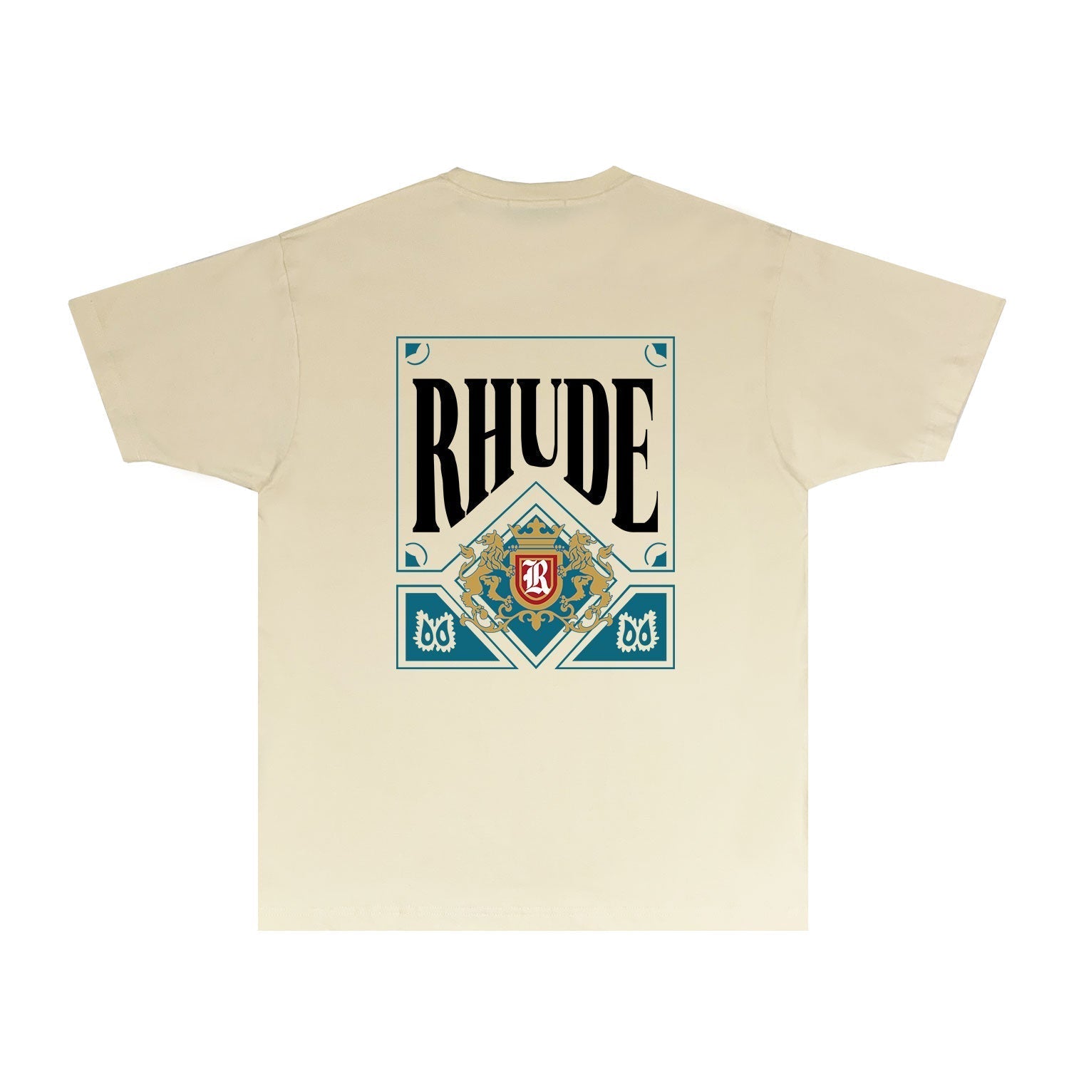Rhude T Shirts Printed Trendy Pure Cotton