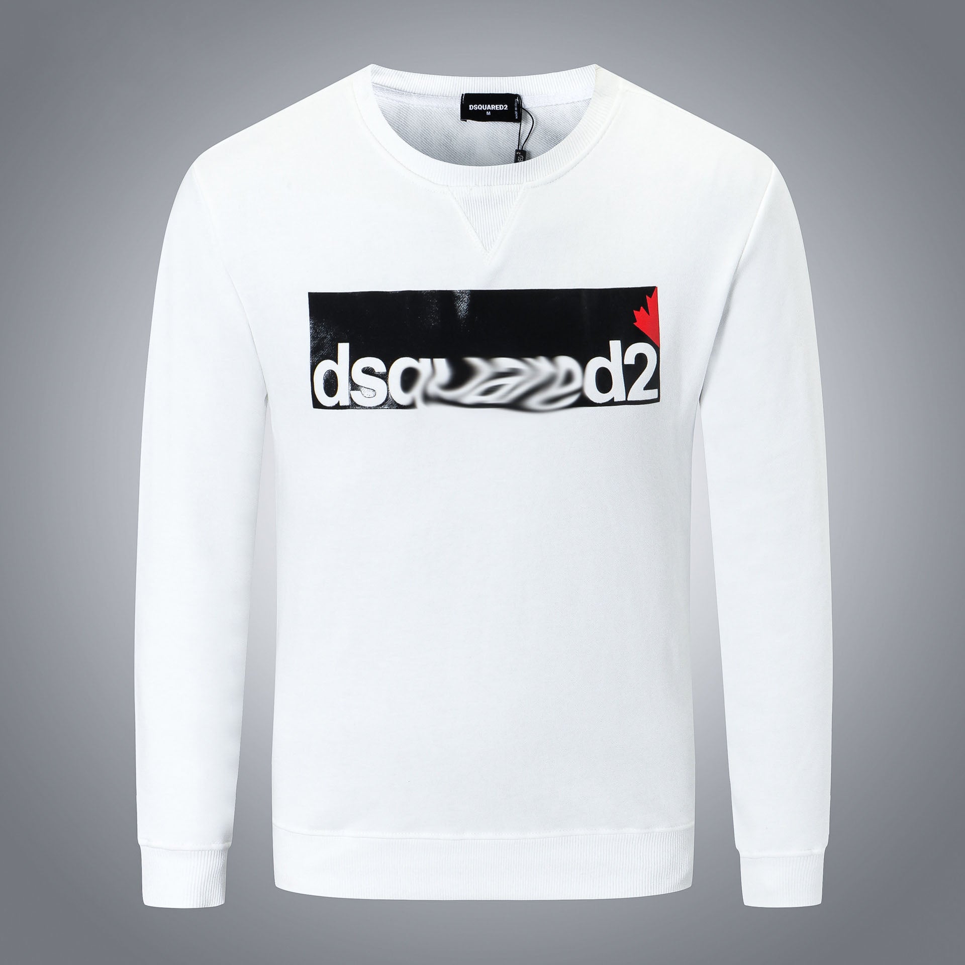 Dsq2 Hoodie DSQ Lian D2 Three-Dimensional Printed Sweater Trendy Men's Autumn and Winter