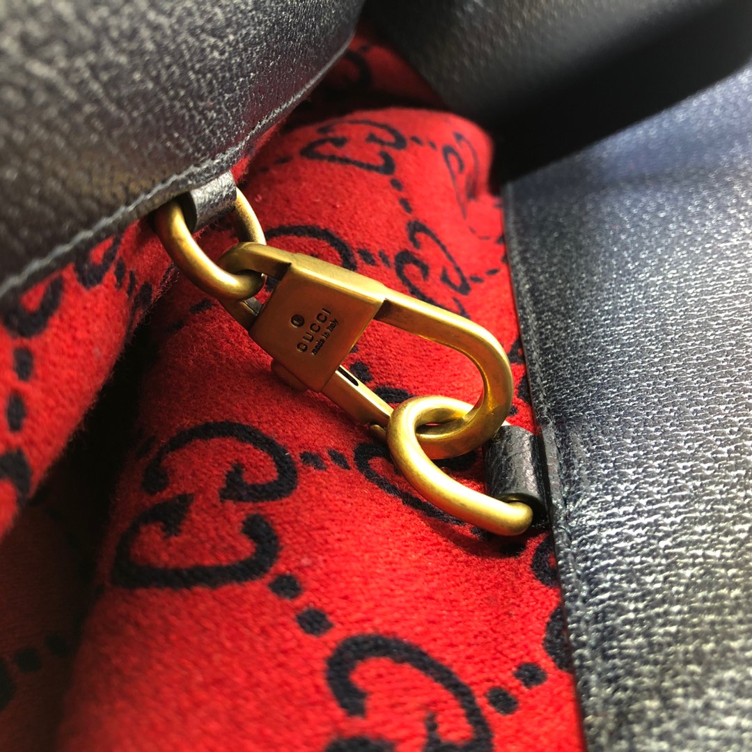 ＧＣＣＩ GG WOOL BLUE/RED TOTE BAG