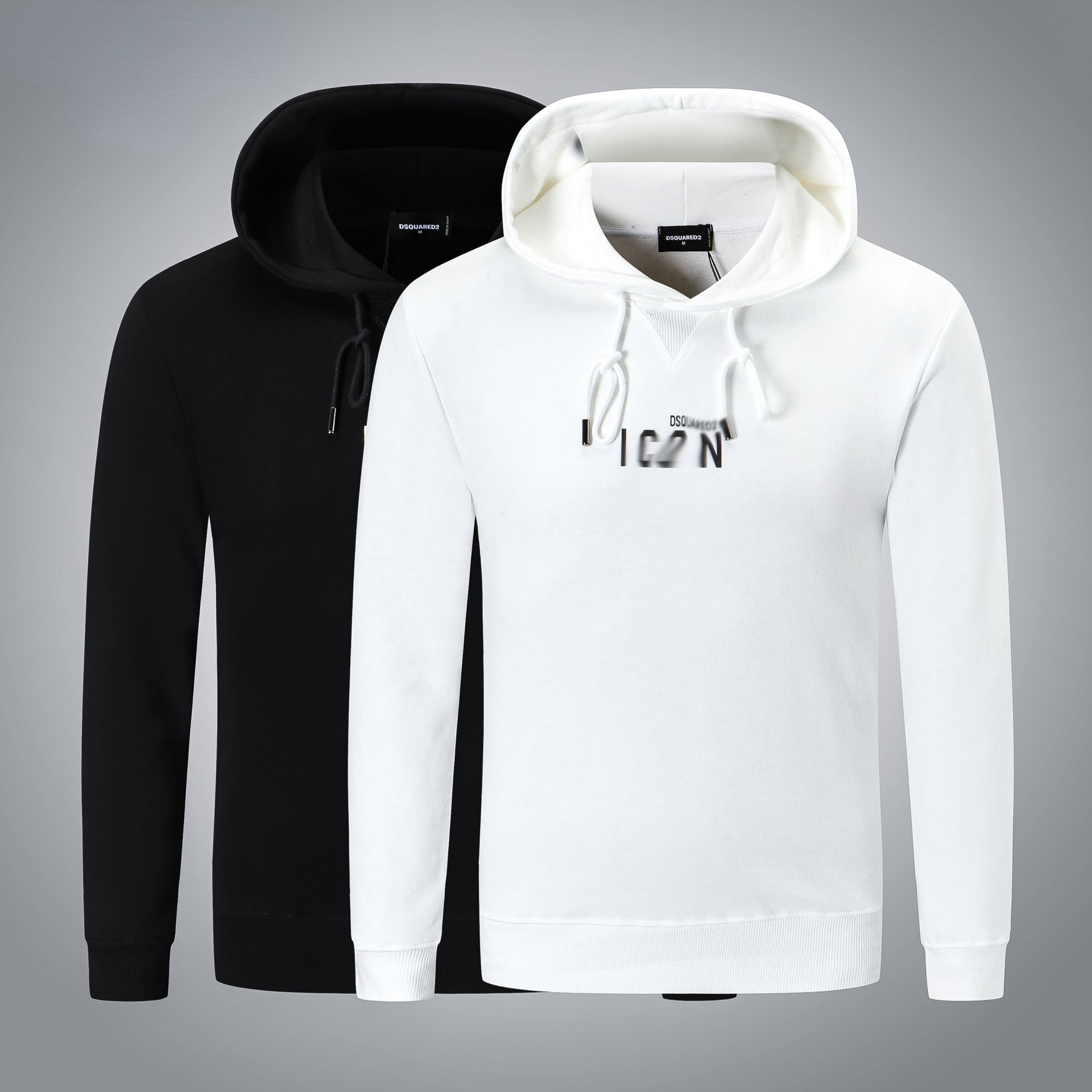 Dsq2 Hoodie DSQ Lian D2 Autumn and Winter Printing Sweater Trendy Men