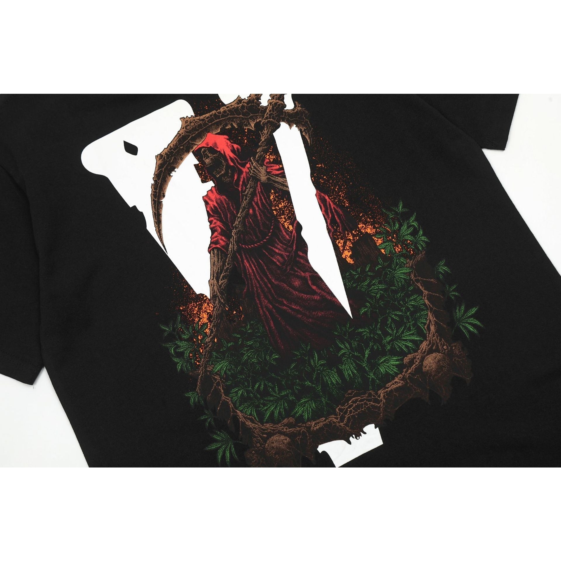 Vlone T Shirt Spring Summer Crew Neck Pullover Short Sleeve