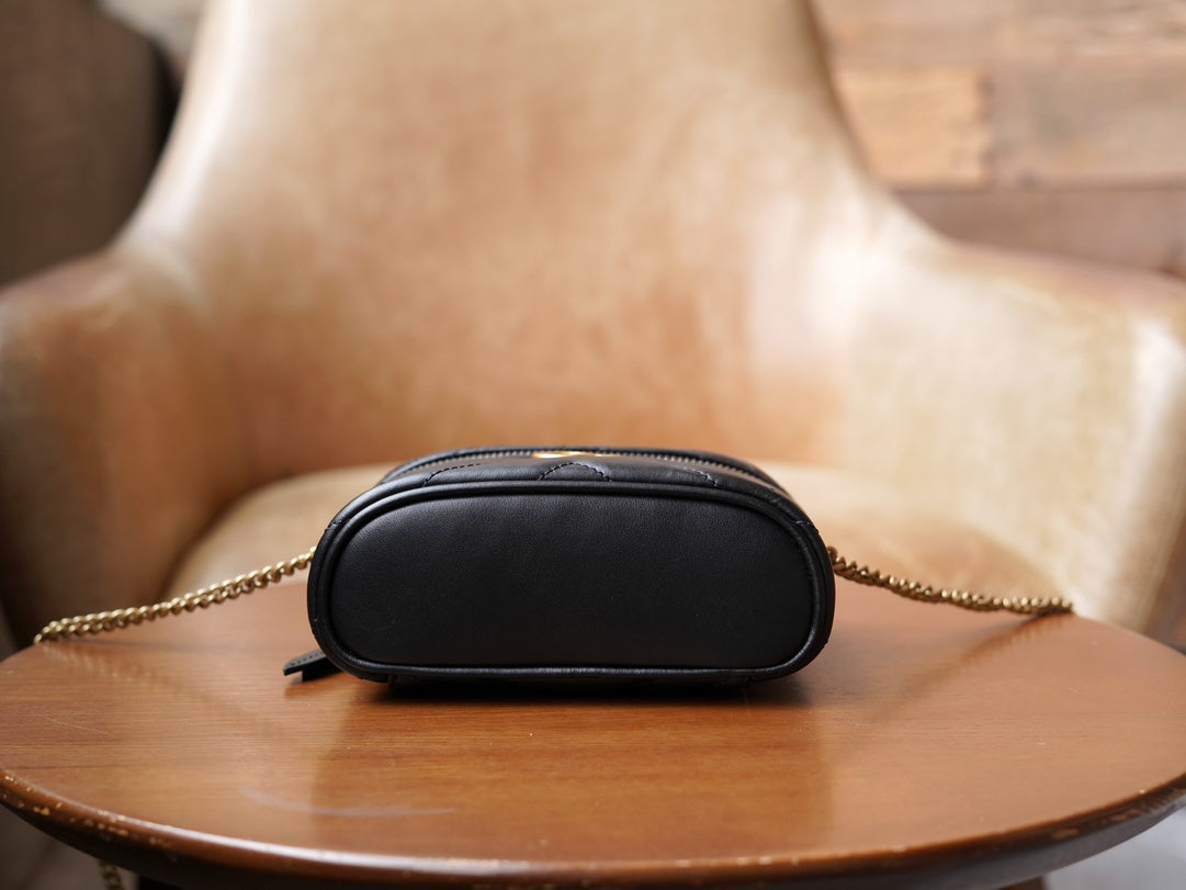 ＧＣＣＩGG MARMONT MINI TOP HANDLE BAG BLACK