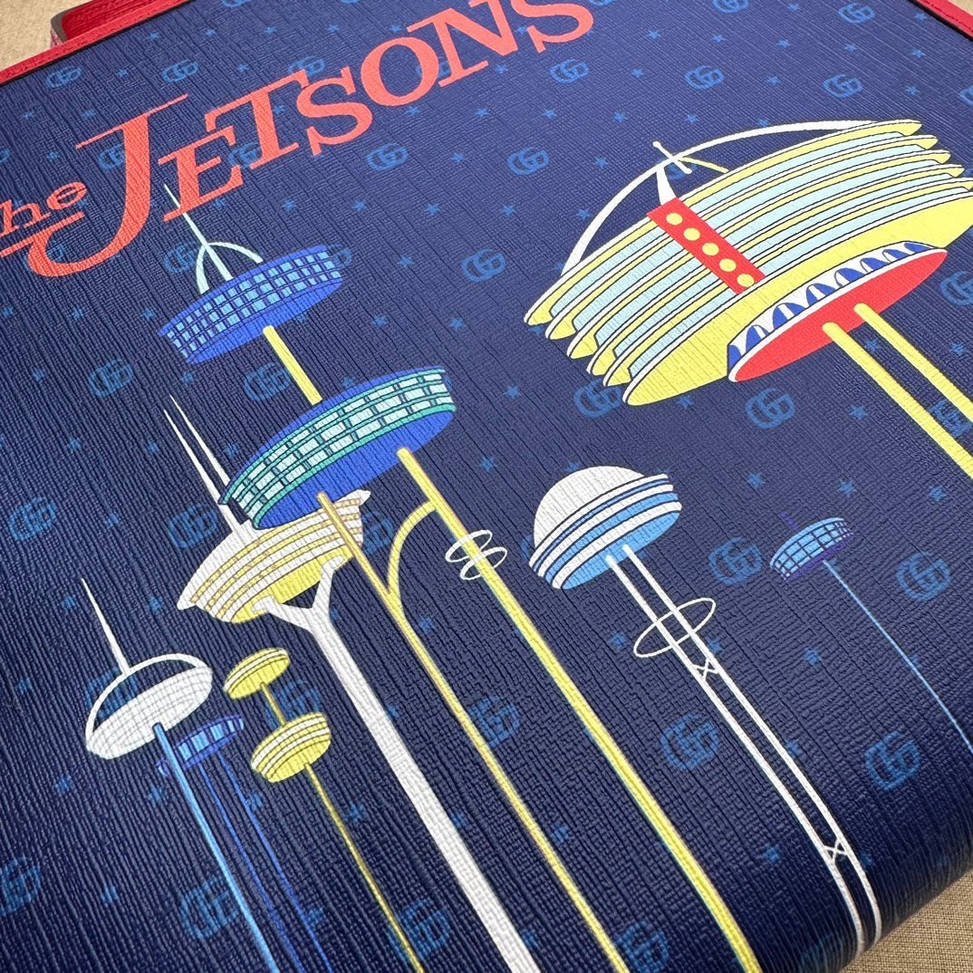 ＧＣＣＩKIDS X J E T S O N S ALL-OVER PRINTED TOTE BAG