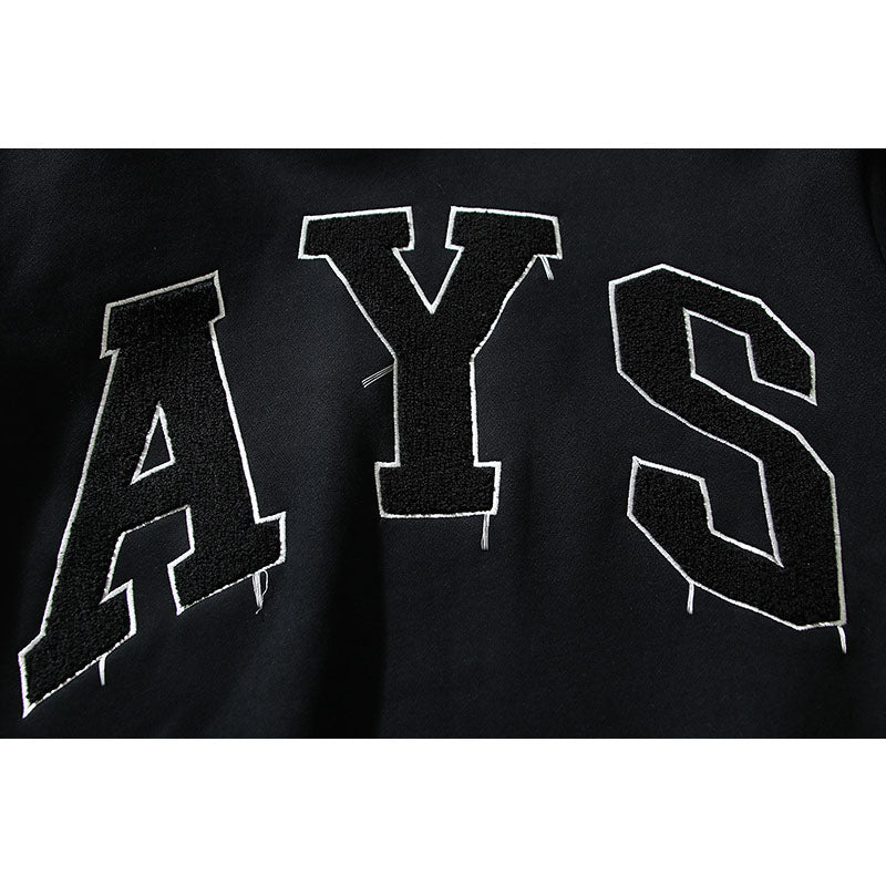 Kanye West Sunday Service Hoodie Autumn Winter Retro Distressed Ays Letter Hoodie