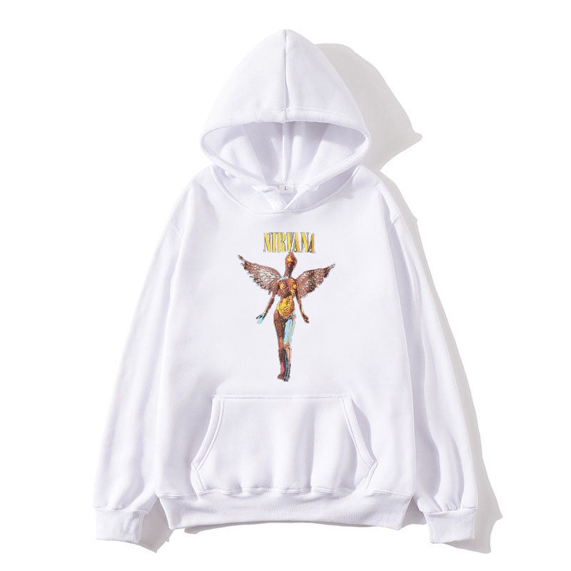 Nirvana Hoodie Ye Distressed Hoodie Sweatshirt Rock Hip Hop Men And Women