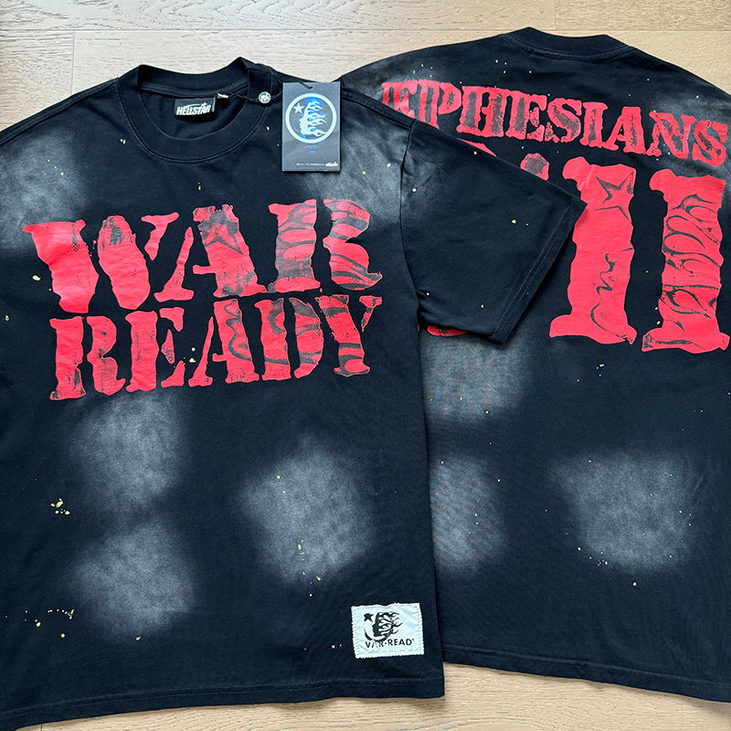 Hellstar T Shirts Washed Aging Process