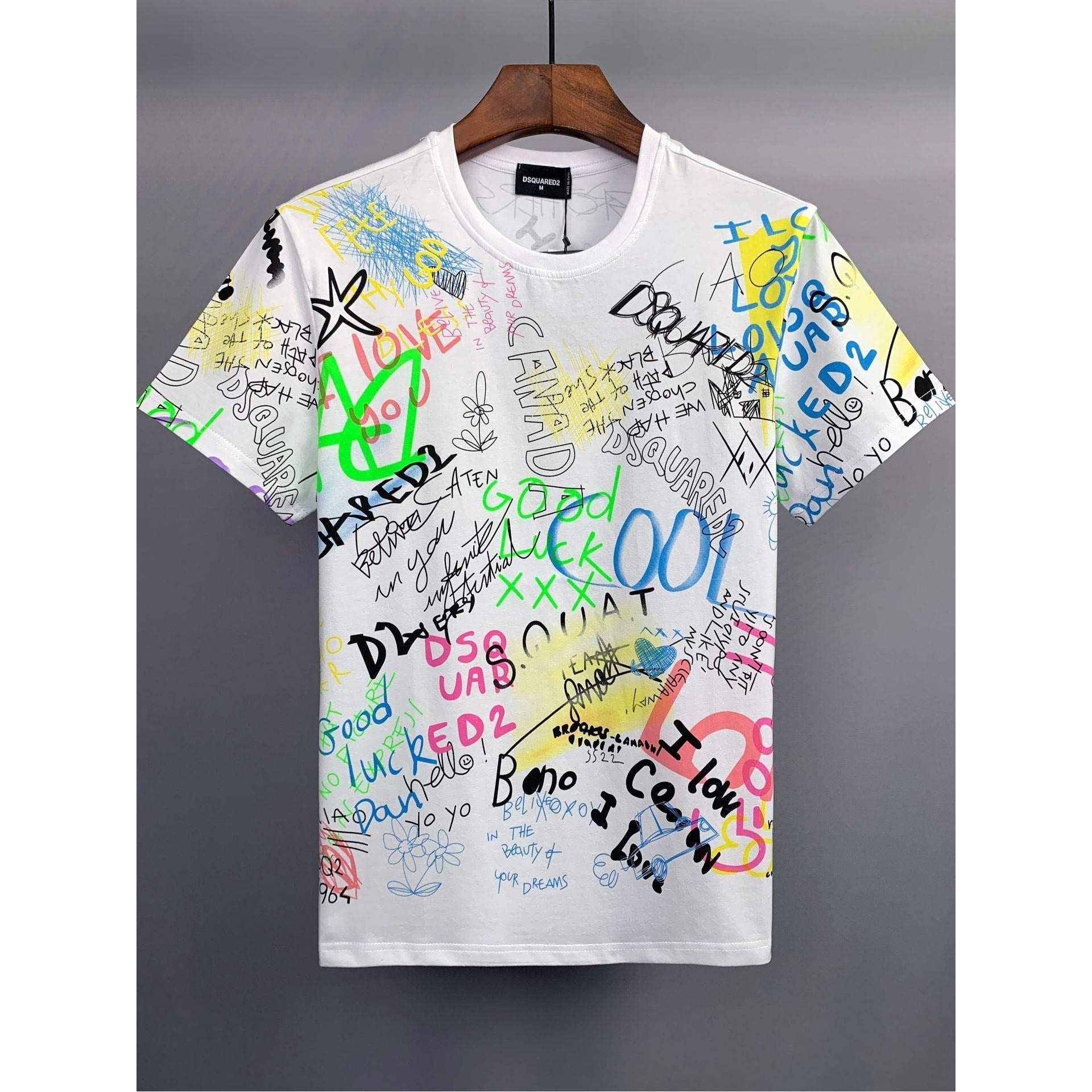 Dsq2 T Shirt Casual Sports Printed Short Sleeve Summer Men
