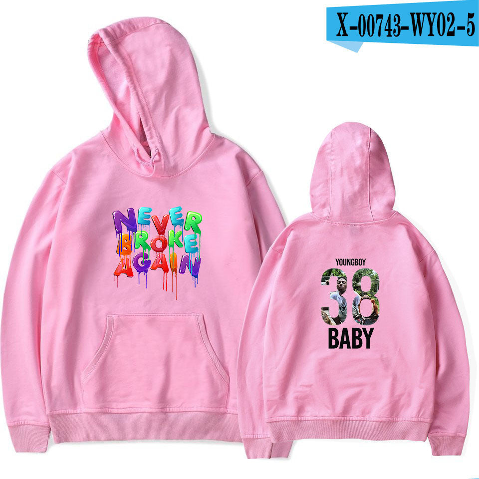 Never Broke Again Hoodie Rapper Hooded Sweater Casual