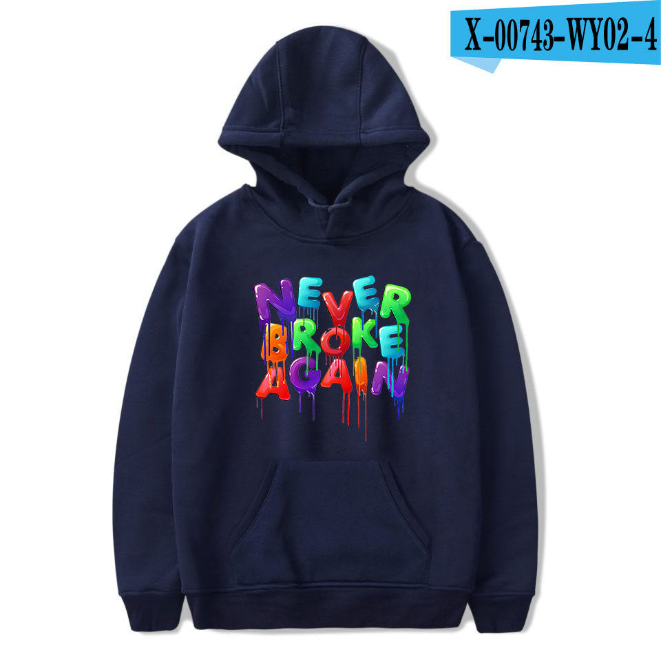 Never Broke Again Hoodie Rapper Hooded Sweater Casual