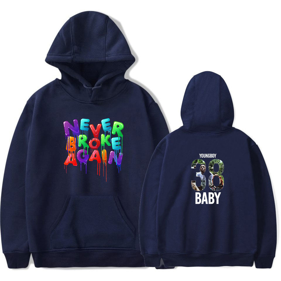 Never Broke Again Hoodie Rapper Hooded Sweater Casual