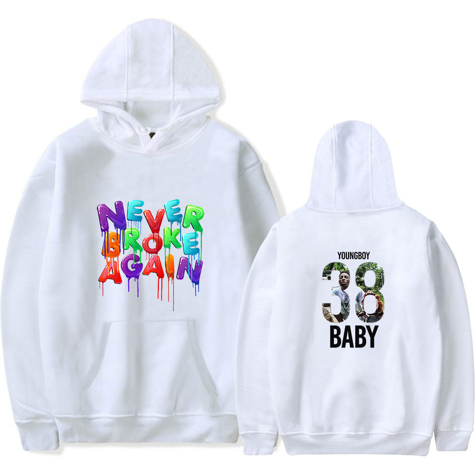 Never Broke Again Hoodie Rapper Hooded Sweater Casual
