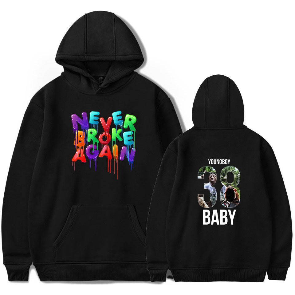 Never Broke Again Hoodie Rapper Hooded Sweater Casual