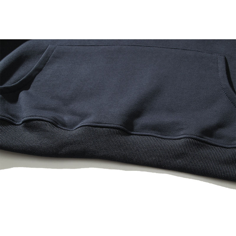 Kanye West Sunday Service Hoodie Letter Embroidered Half Loose Zip Hooded Sweater