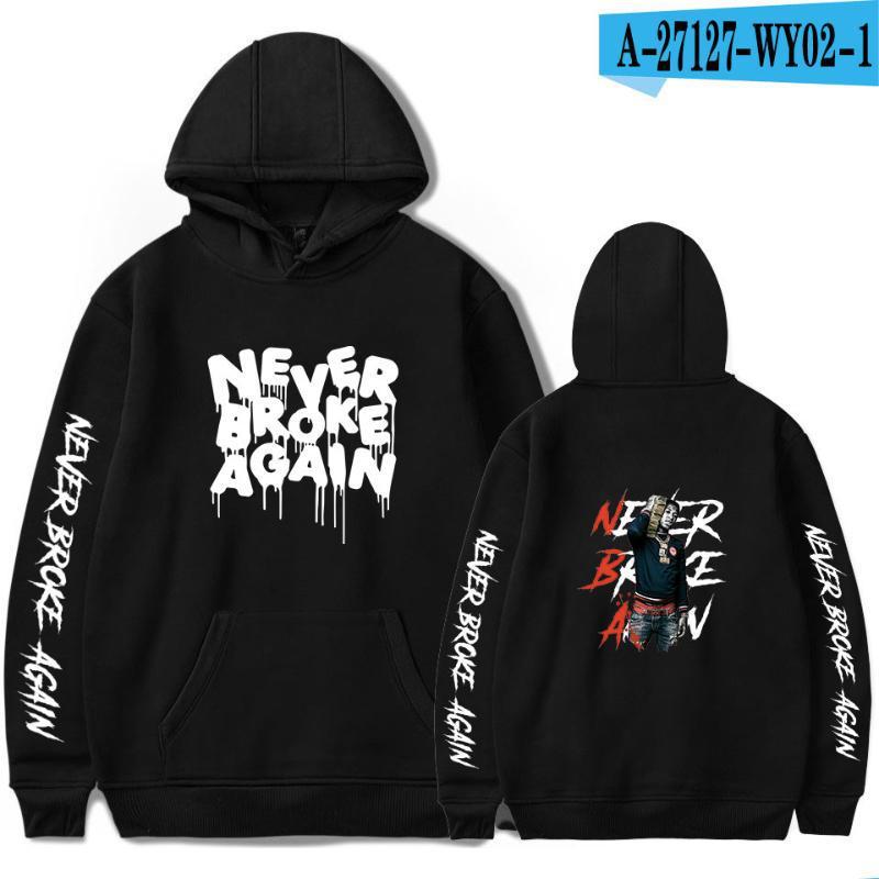 Never Broke Again Hoodie Rapper Hooded Sweater Casual