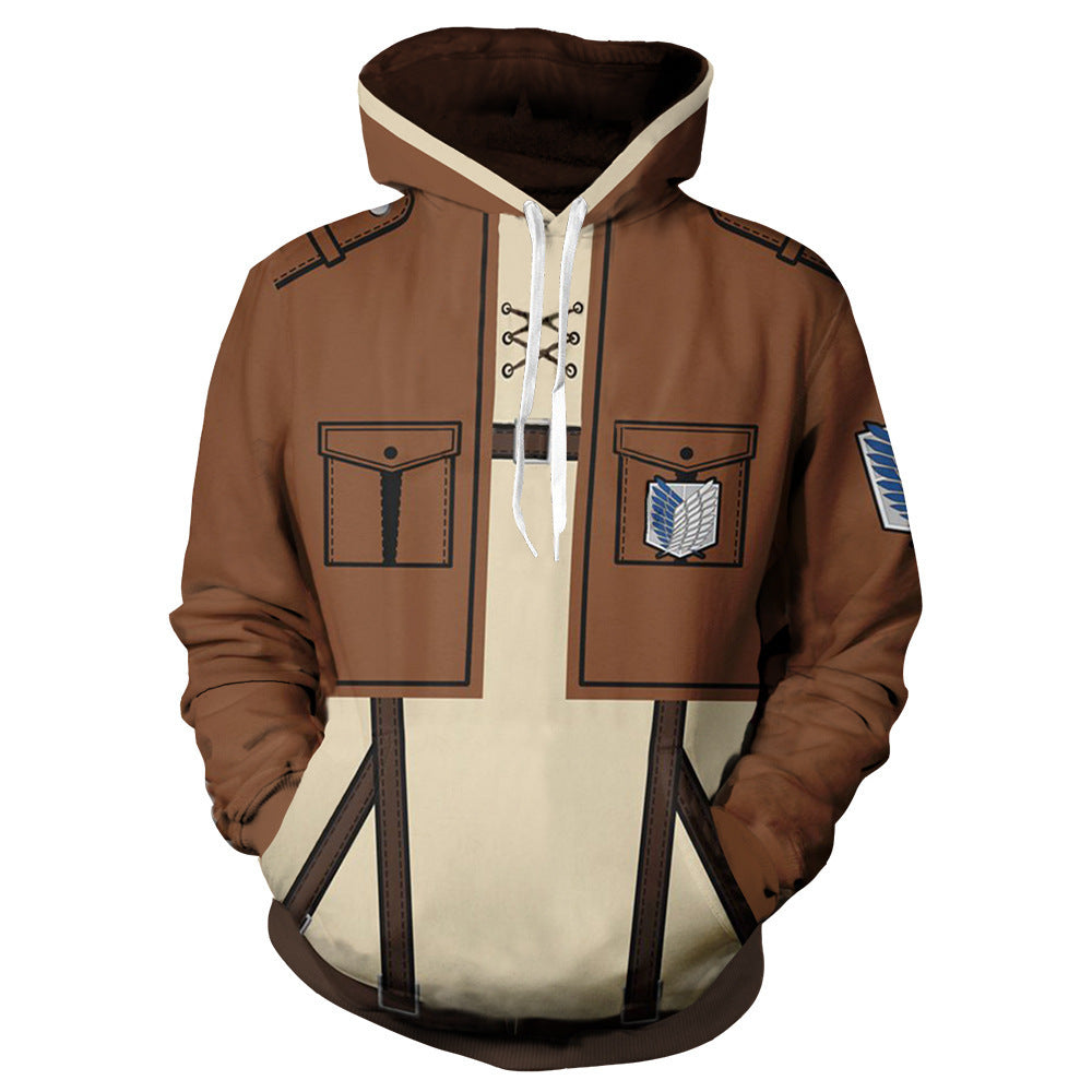 Men Hoodie Attack on Titan Series 3D Printed Hoodie