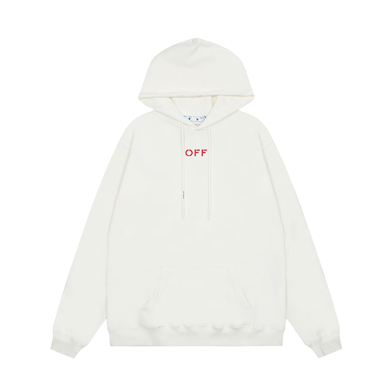 OFF WHITE Hoodie Trendy Street Style Personalized Cotton