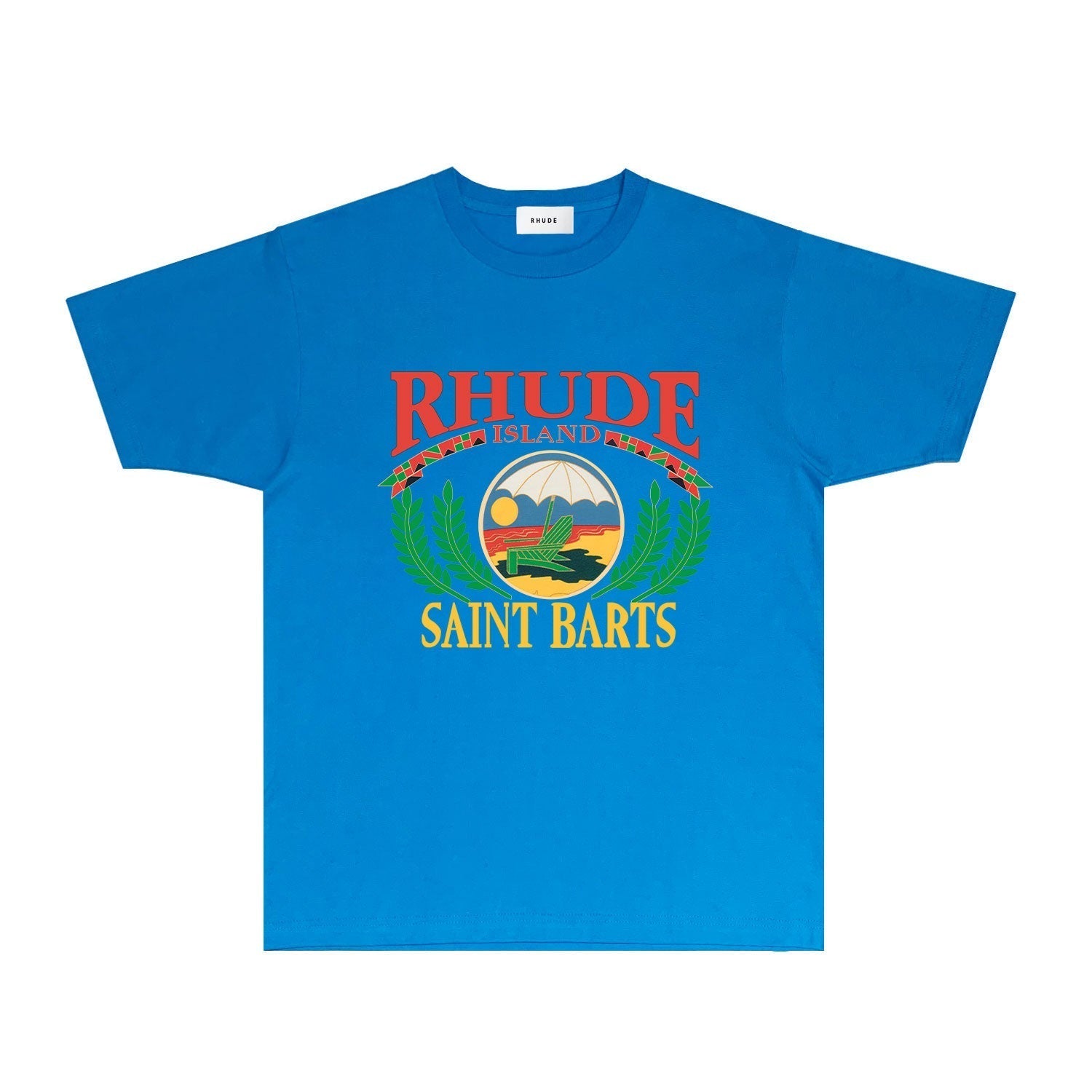 Rhude T Shirts Printed Trendy Pure Cotton