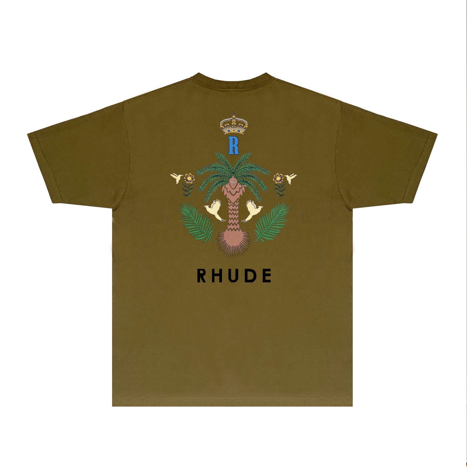 Rhude T Shirts Printed Trendy Pure Cotton