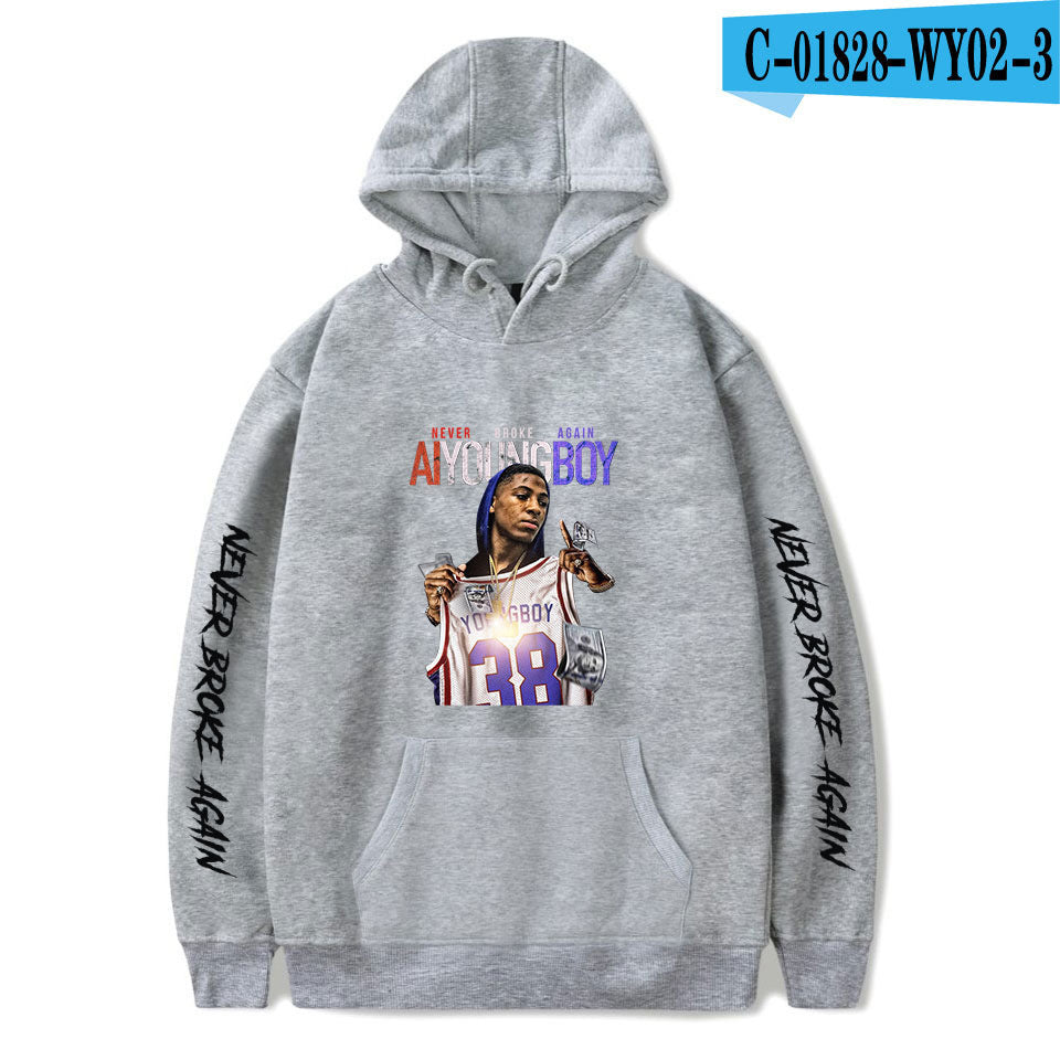 Never Broke Again Hoodie Trendy Men And Women Casual