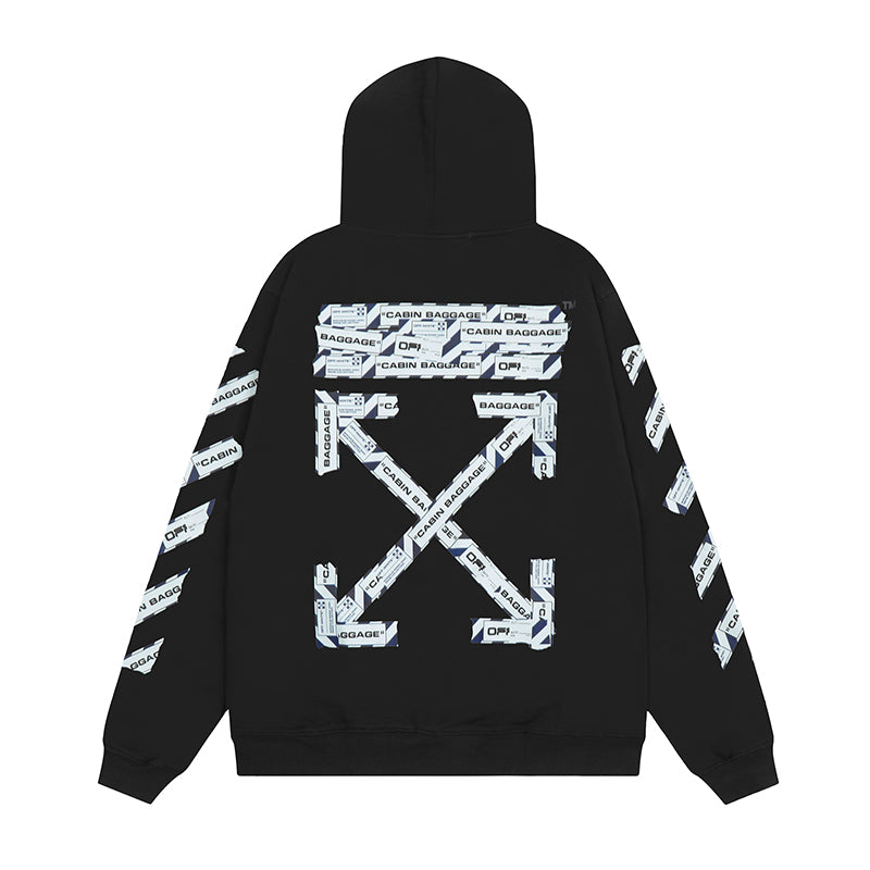 OFF WHITE Hoodie Trendy Street Style Personalized Cotton