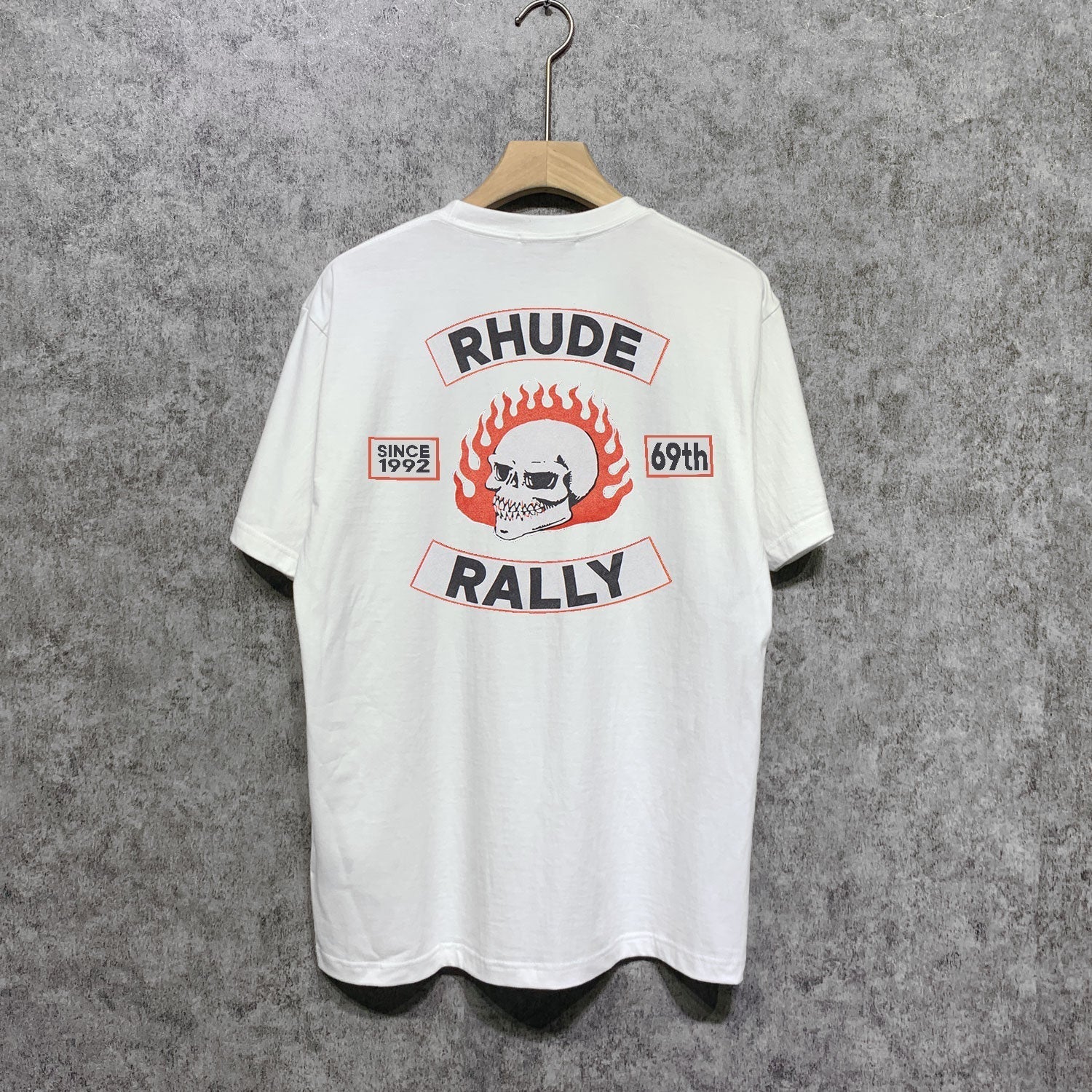 Rhude T Shirts Printed Trendy Pure Cotton