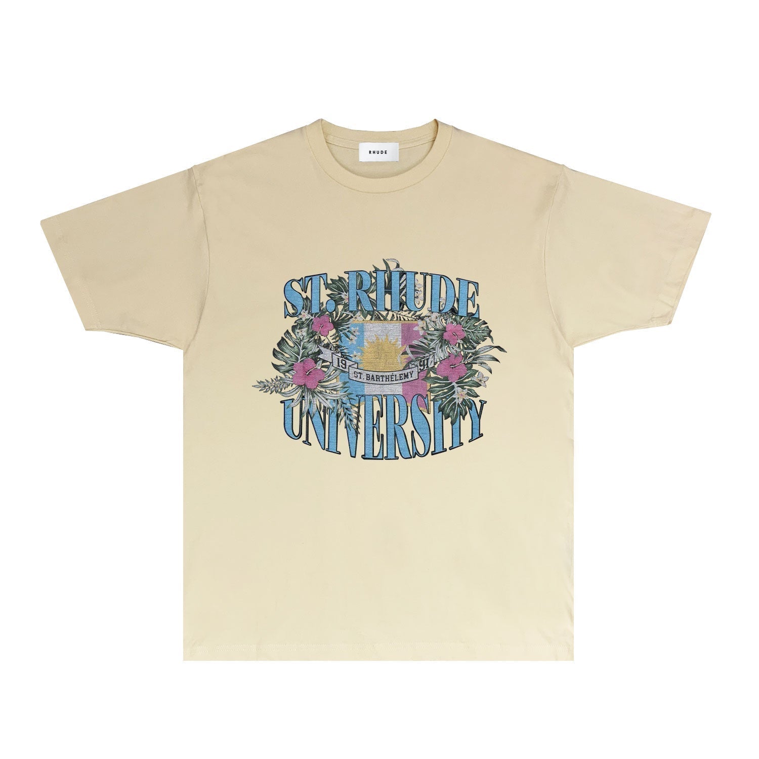 Rhude T Shirts Printed Trendy Pure Cotton