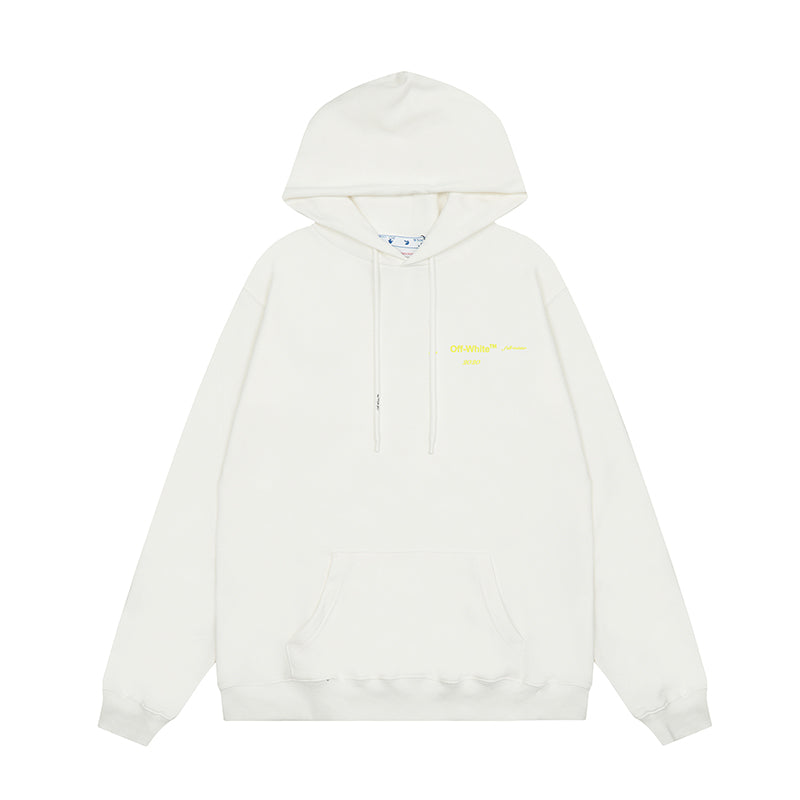 OFF WHITE Hoodie Trendy Street Style Personalized Cotton
