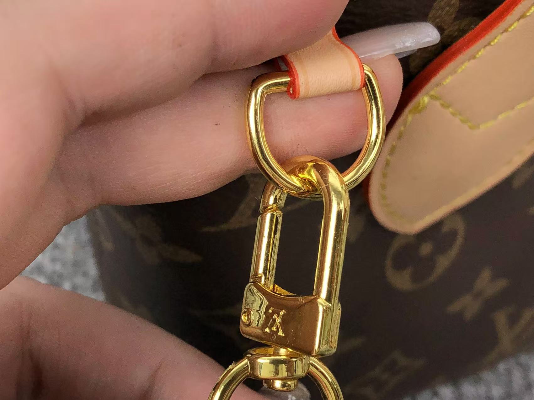 ＬＳ ＶＴＴＯＮ NEVERFULL BB HANDBAG BROWN