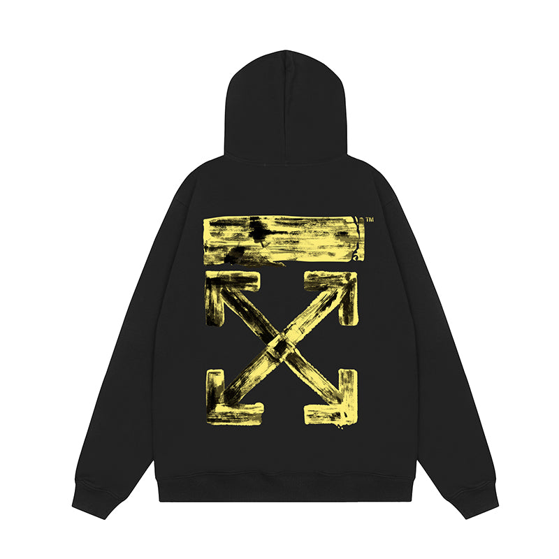 OFF WHITE Hoodie Trendy Street Style Personalized Cotton