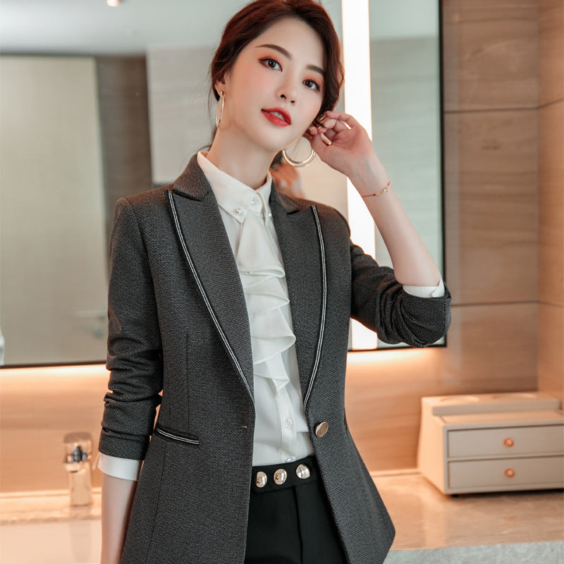 Interview Suit Women's Suit Jacket Women's Coat Autumn Long Sleeve