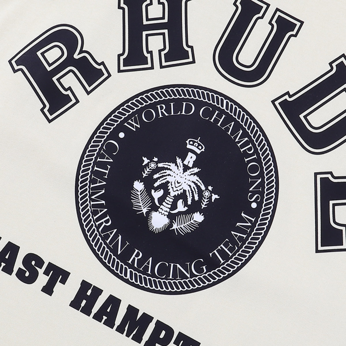 Rhude T Shirt Micro Label Letter Pattern Printed Short Sleeve T-Shirt