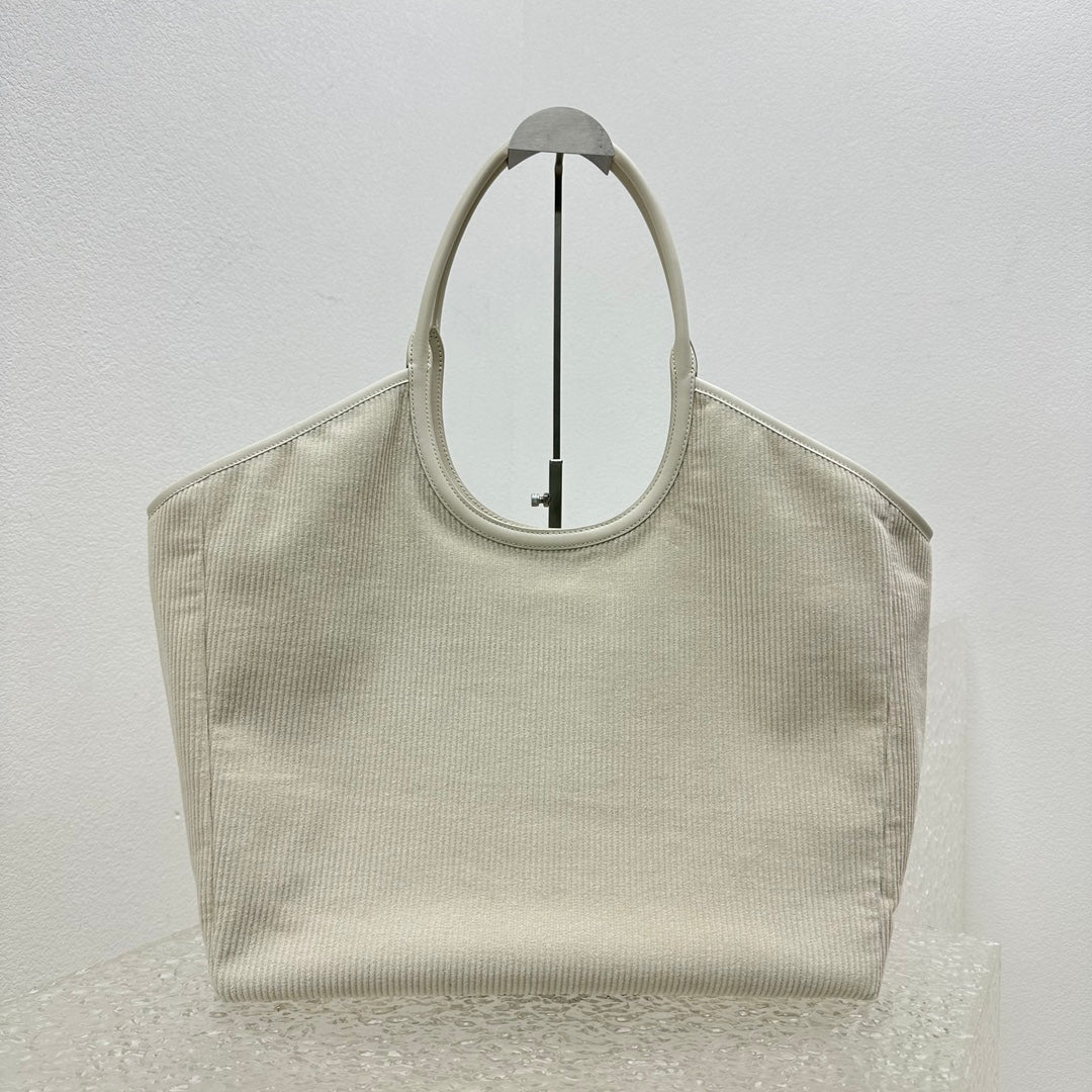 ＭＩ ＭＵ IVY CORDUROY HANDBAG CHALK