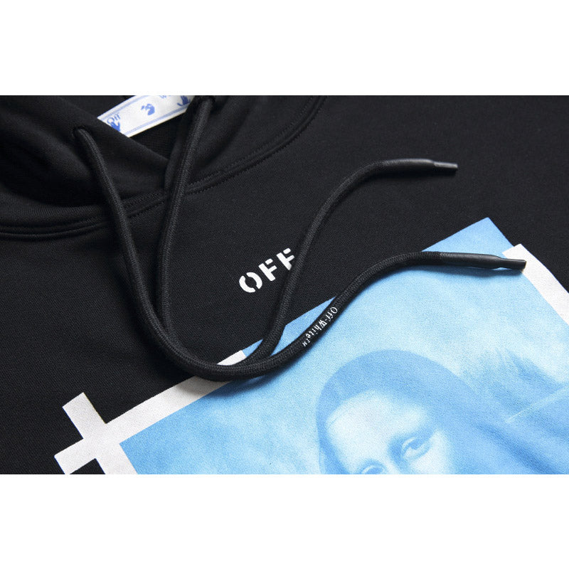 off White Hoodie Autumn and Winter Ow Printed Hoodie Bottoming Shirt